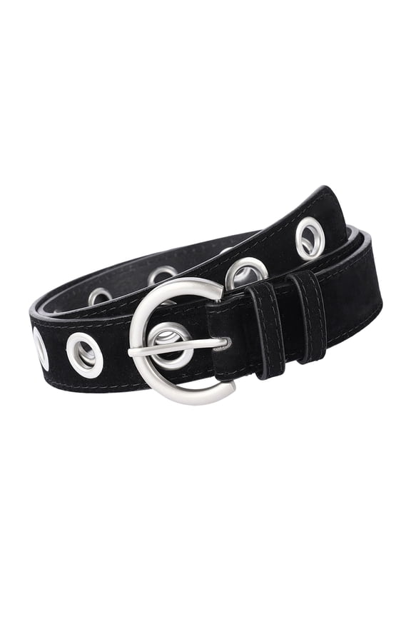 Punk Rivet Belt Lightweight Comfort for Daily Wear Metal Buckle