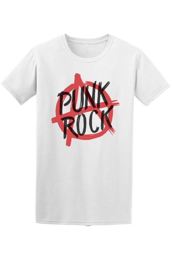Punk Rock Anarchy Sign T-Shirt Men -Image by Shutterstock, Male 3X-Large