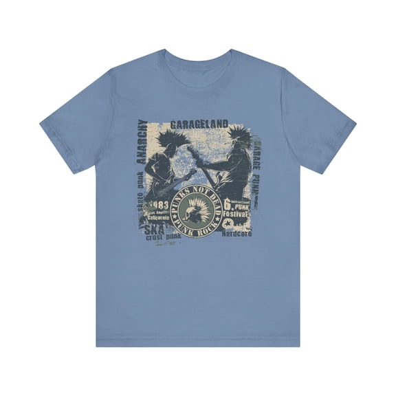 Punk Rock Graphic Tee, Retro Graphic T-Shirt, Artistic Vintage T-Shirt, Vintage Shirt, Retro Tee, Art Design Music Tees