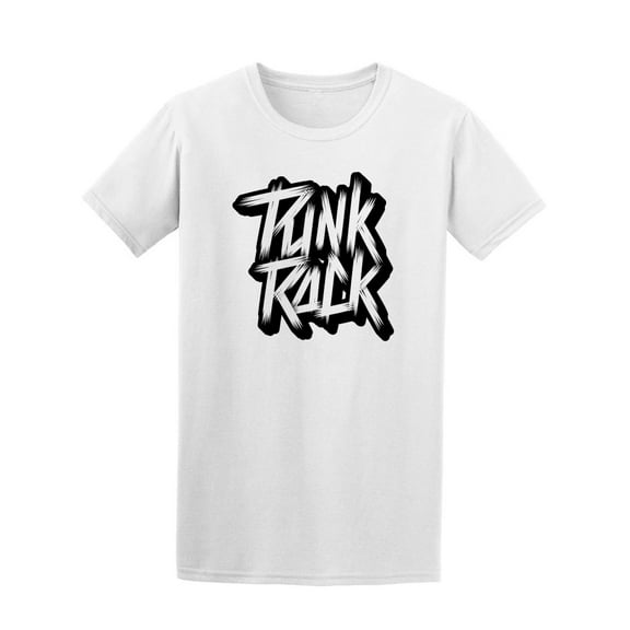 Punk Rock Lettering Tee Men's -Image by Shutterstock