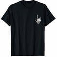 thumbnail image 1 of Punk Rock Skeleton Cool Rocker Halloween Men T-Shirt, 1 of 5