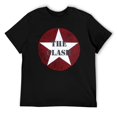 thumbnail image 1 of Punk Rock Star Graphic Tee, Vintage Music Inspired T-Shirt, Retro Band Logo Apparel Black-style M, 1 of 7