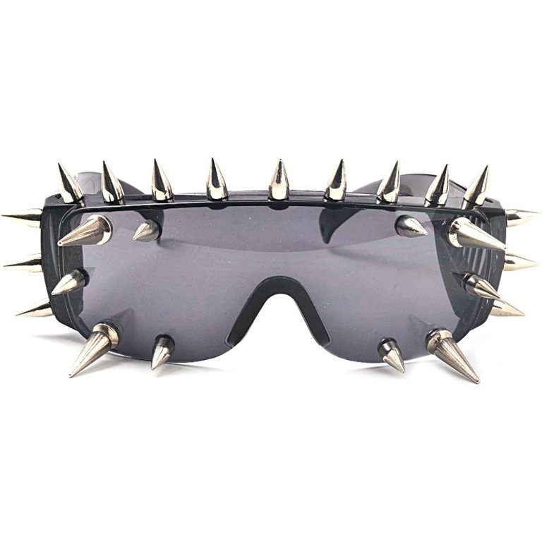 Punk Rocker Large Shield Spike Fashion Novelty Club  display picture 1