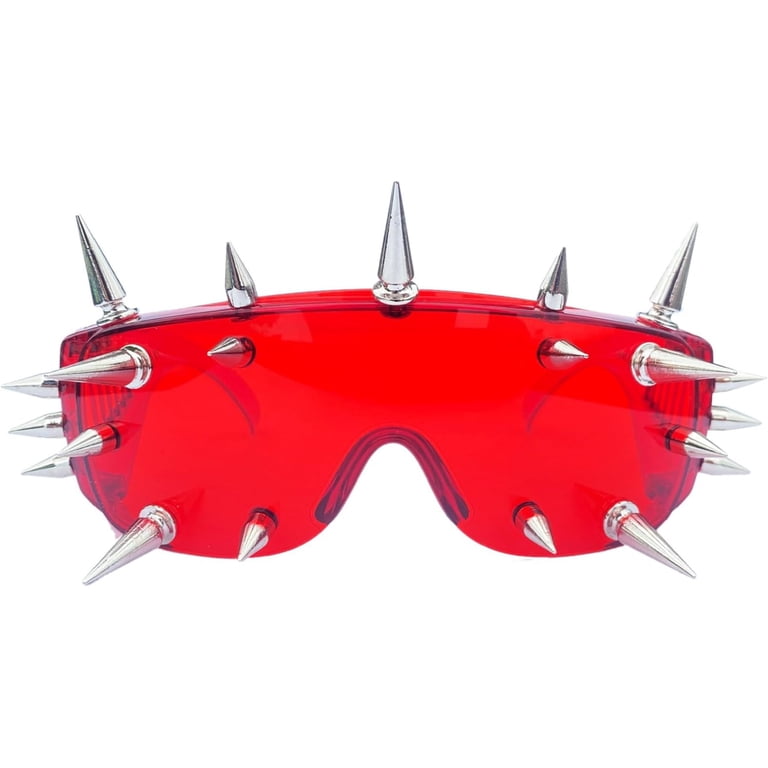 Punk Rocker Large Shield Spike Fashion Novelty Club  display picture 2