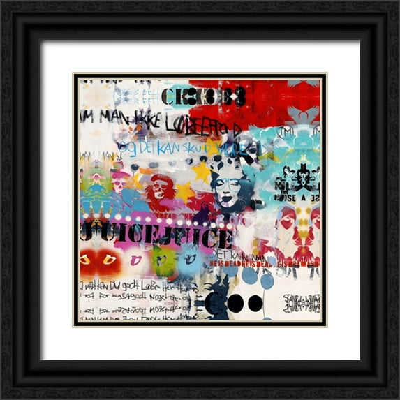 Punk, Sean 20x20 Black Ornate Wood Framed with Double Matting Museum Art Print Titled - Juice
