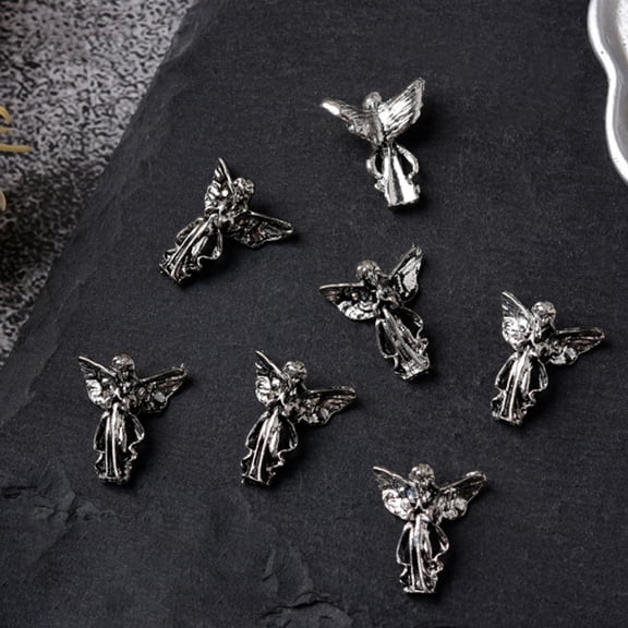 Punk Skeleton Nail Art Charms Skull Tips Decoration Rhinestones Nail Accessory