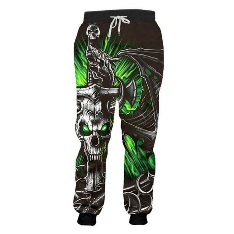 Front print sweatpants cheap