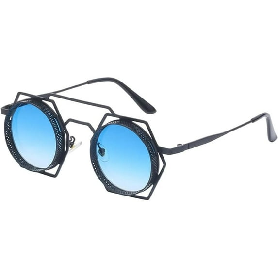 Punk Sunglasses For Men Retro Steampunk Sunglasses Women Round Glasses Vintage