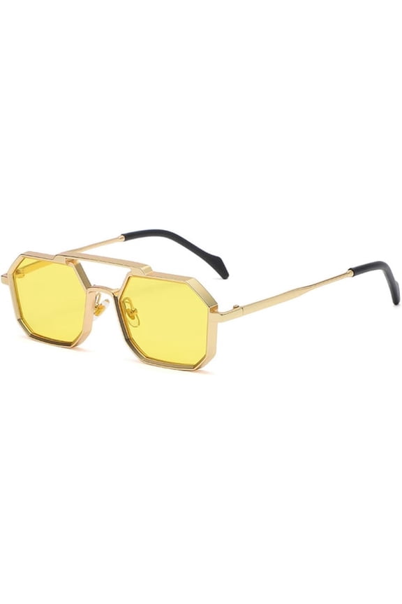 Punk Sunglasses Men Metal Steampunk Sun Glasses Women Small Frames Driving Goggle Vintage Eyewears UV400