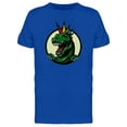 thumbnail image 1 of Punk T-Rex Circle Logo T-Shirt Men -Image by Shutterstock, Male Small, 1 of 2