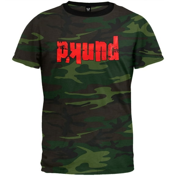 Punk'd - Show Logo Camo Ringer T-Shirt - XX-Large