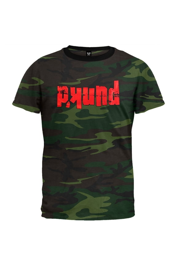 Punk'd - Show Logo Camo Ringer T-Shirt - XX-Large