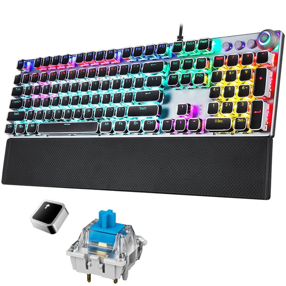 Punk-inspired mechanical gaming keyboard with dynamic RGB