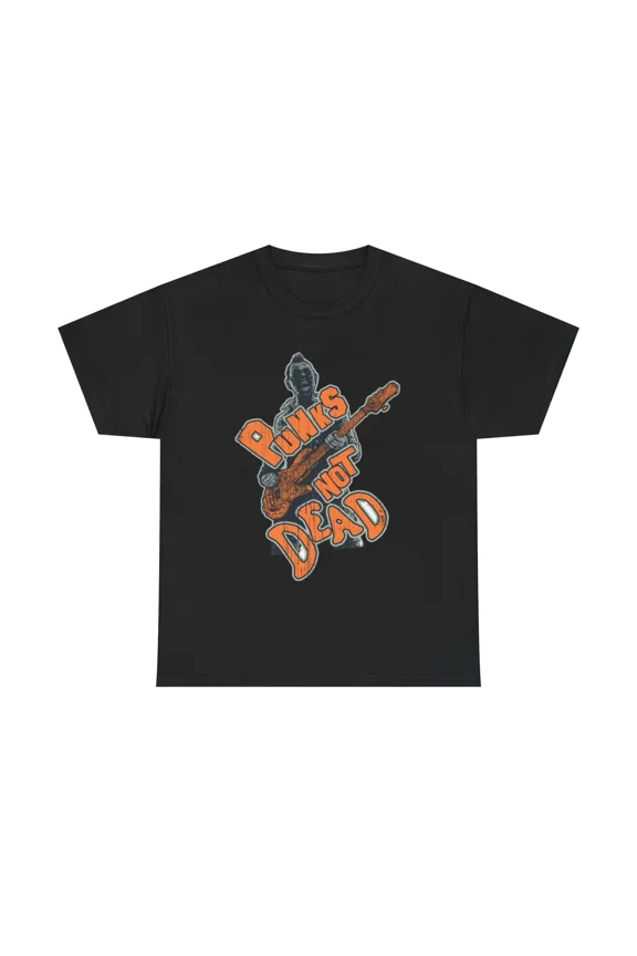 Punks Not Dead Hardcore Rock Spirit Vintage Graphic Unisex T-Shirt, up to size 5XL