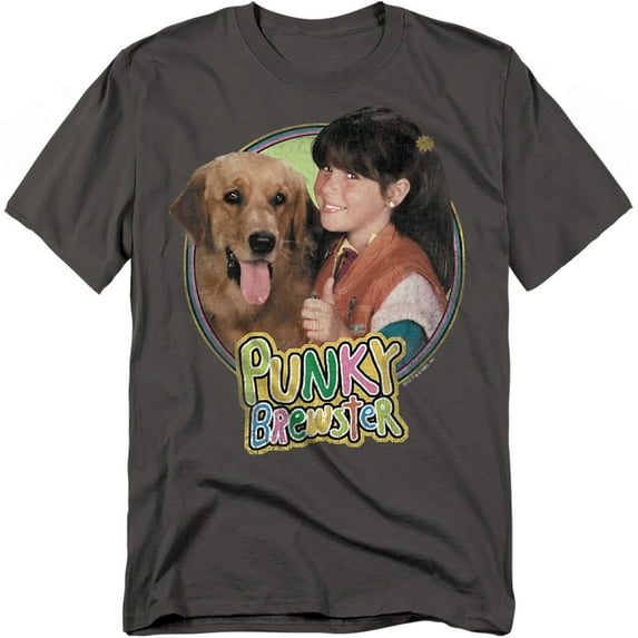 Punky Brewster Punky & Brandon Mens Short Sleeve Shirt