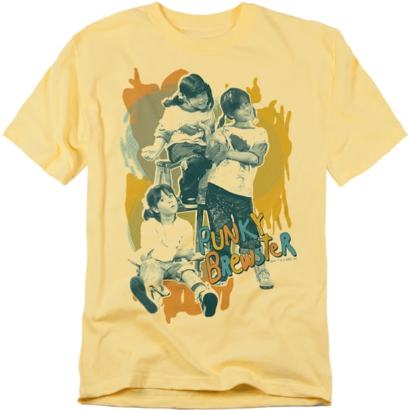 Punky Brewster Tri Punky Mens Short Sleeve Shirt