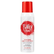 Punky Color Temporary Hair Color Spray, Cougar Red, All Ages, 3.5 oz