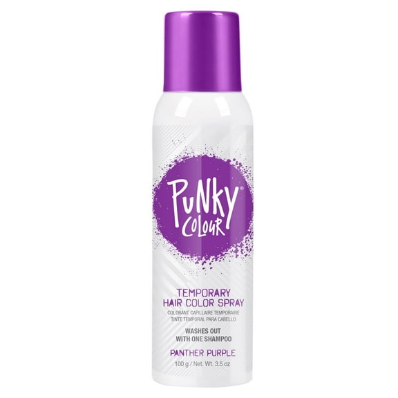 Punky Color Temporary Hair Color Spray, Panther Purple, All Ages, 3.5 oz