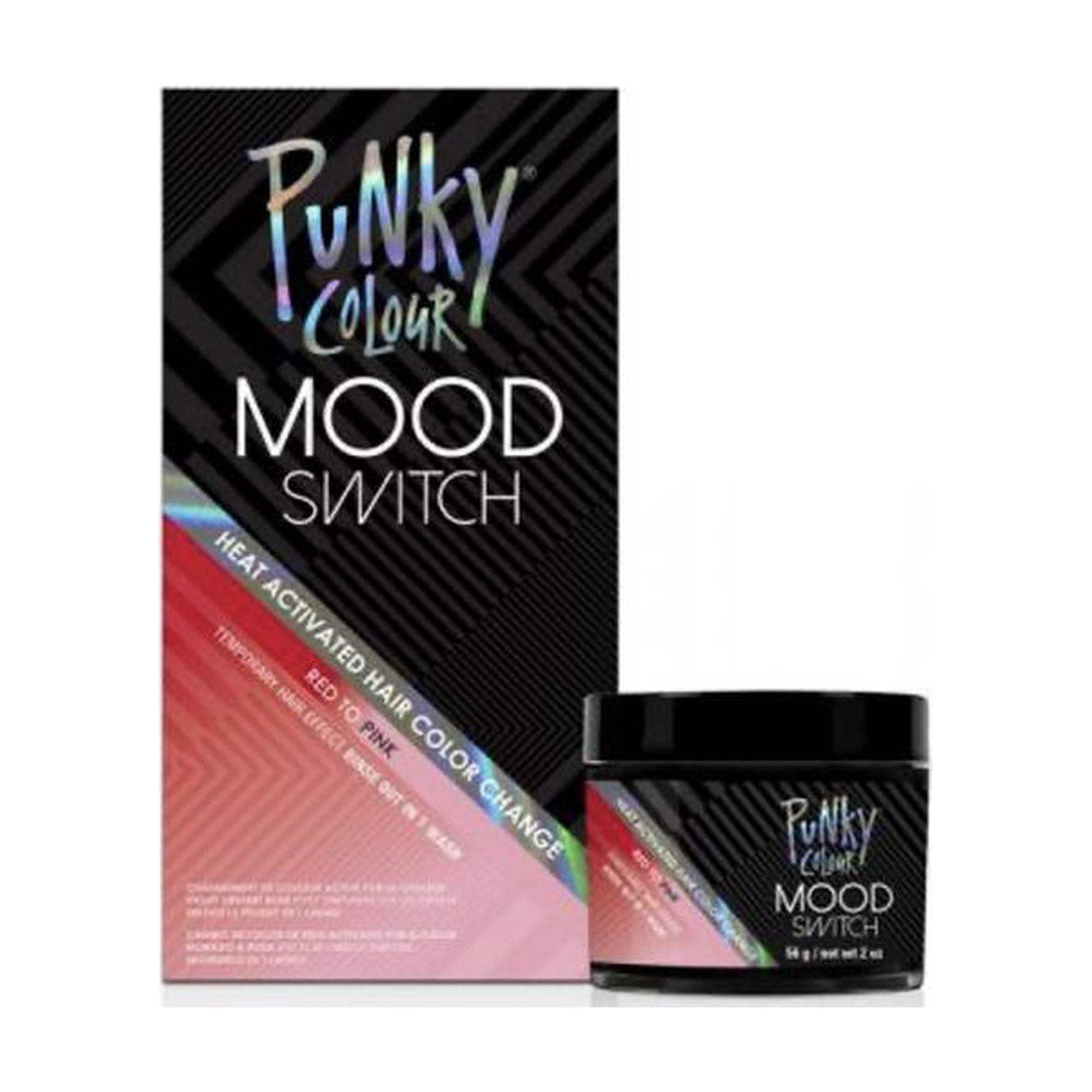 Punky Colour Mood Switch: Heat Activated, Red to Pink Hair Color Change ...