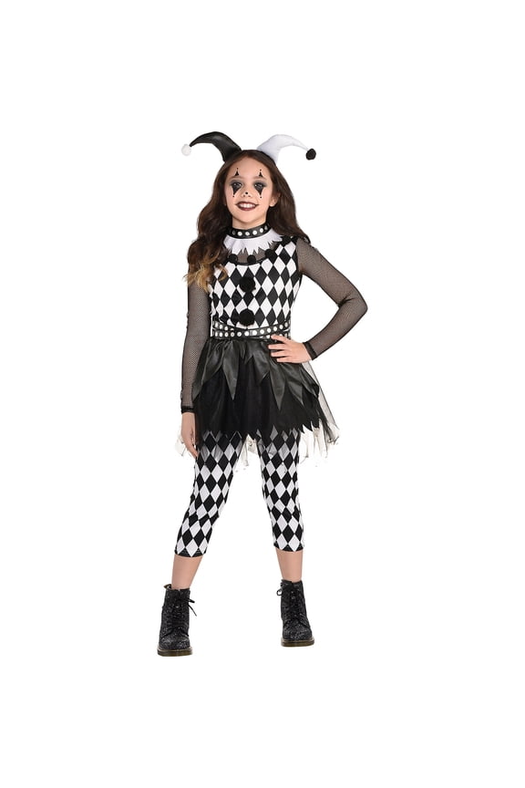 Punky Jester Costume Kids - Large