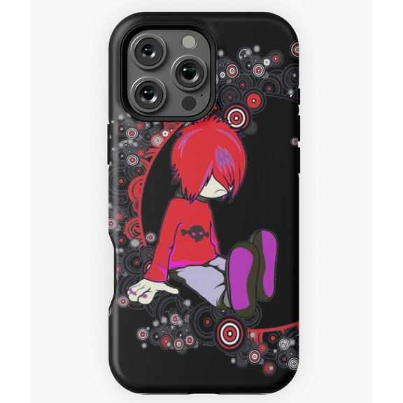Punky Penny 4 Punk Rock Girl Art N6172 Phone Case for iPhone 17 16 15 14 13 12 11 Pro Max
