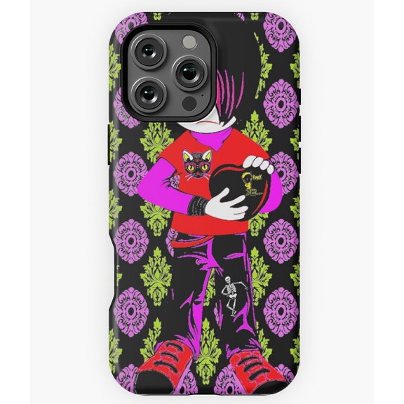 Punky Penny 8 Punk Rock Girl Art N6116 Phone Case for iPhone 17 16 15 14 13 12 11 Pro Max