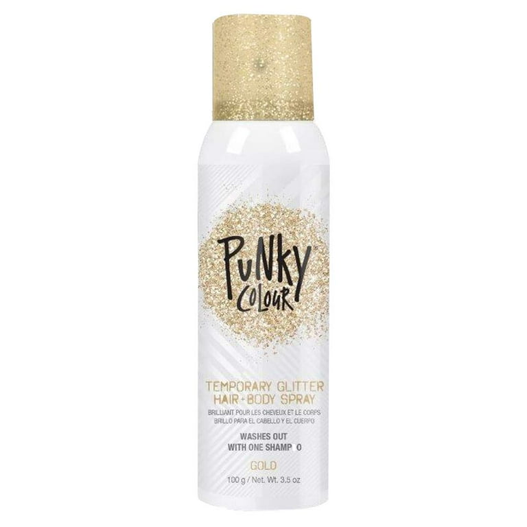 Punky Temporary Glitter Spray Gold 3.5oz Punky Temporary Glitter Spray Gold 3.5oz