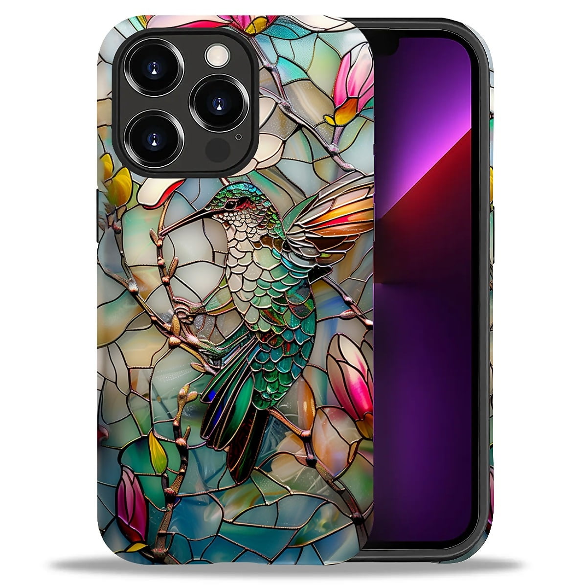 JUESHITUO 3 In 1 Cover Per IPhone 16 Pro, 1 Cover Con 2 Di Film Per Cellulari, S - Foto 4