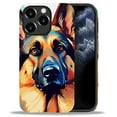 thumbnail image 1 of Punmada Compatible with iPhone 11 Pro Max Glossy Case For Girl Boy Full Body Protective Hard Shell Esthetics Pattern German Shepherd Dog, 1 of 7