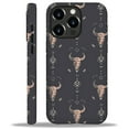 thumbnail image 1 of Punmada for iPhone 13 14 Compatible with Magsafe Full Body Protective Glossy Case, For Girl Boy Shockproof Magnetic Charge Esthetics Pattern Western Boho Country Southern, 1 of 7