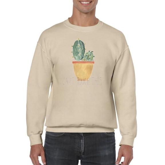 Punny Plant I Sweatshirt Men -June Erica Vess Designs, Male Small
