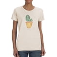 thumbnail image 1 of Punny Plant I T-Shirt Women -June Erica Vess Designs, Female Small, 1 of 4