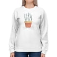 thumbnail image 1 of Punny Plant Iv Sweatshirt Women -June Erica Vess Designs, Female x-Large, 1 of 4