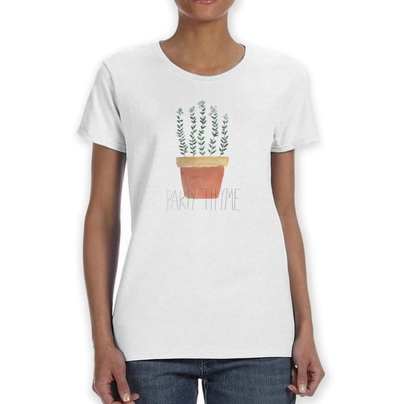 Punny Plant Iv T-Shirt Women -June Erica Vess Designs, Female Large