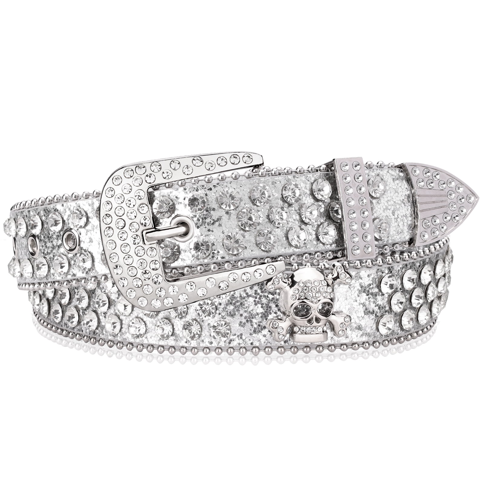 Punplita Belts for Women Western Belts for Men Rhinestone  display picture 3