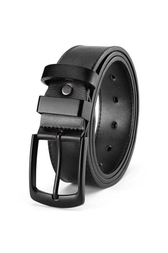 Men Belt Leather Belts for Men Black Belts for Jeans Pants