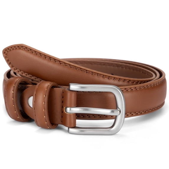 Punplita Women's Brown Thin Belt for Jeans