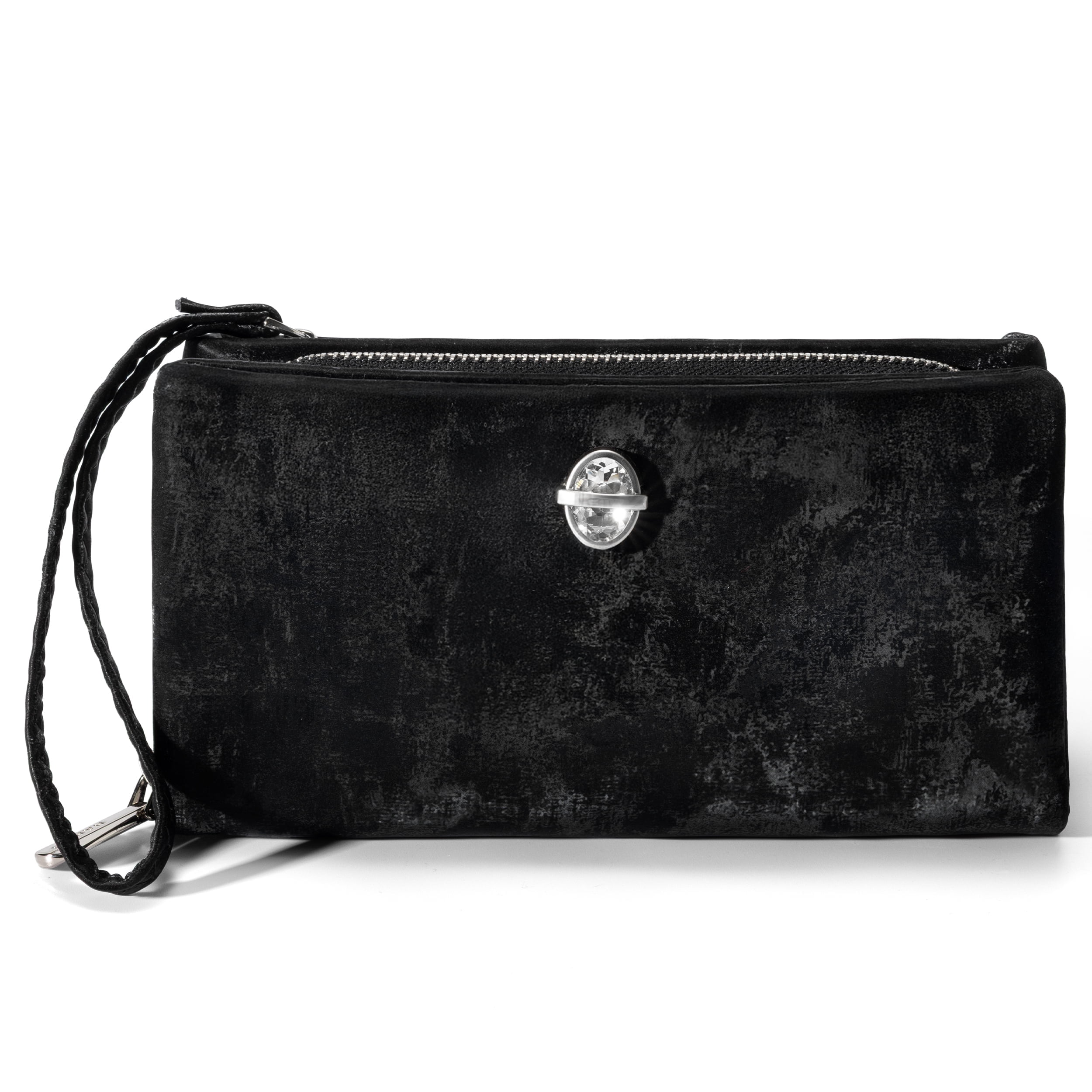 Punplita Women Wallet Leather Long Wallets for Women with Zipper and Card Holder