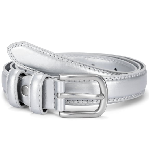 Punplita Women Silver Belt Thin Belts for Women Belts for Jeans Ladies Belts