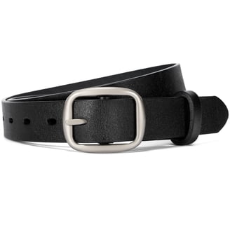Genuine Leather Belt with Vintage Metal Buckle for Jeans Amazon.com: Mens Genuine Leather Belt Metal Buckle Leather  main image 2
