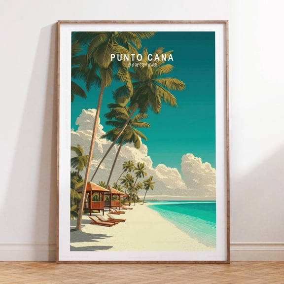 Punta Cana Dominican Republic Beach Print Unframed Paper Print