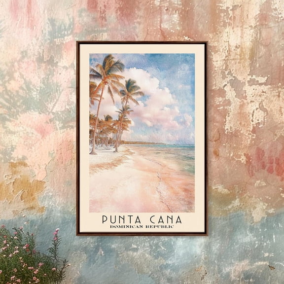 Punta Cana Dominican Republic Beach Wall Art Unframed Paper Print