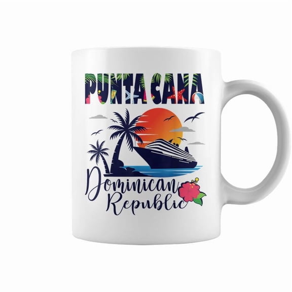 Punta Cana Dominican Republic Souvenir Family Vacation Coffee Mugs