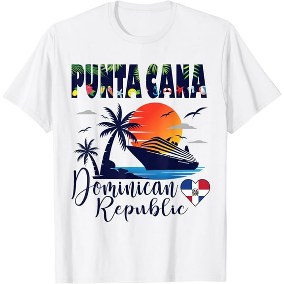 Punta Cana Dominican Republic Souvenir Family Vacation T-Shirt