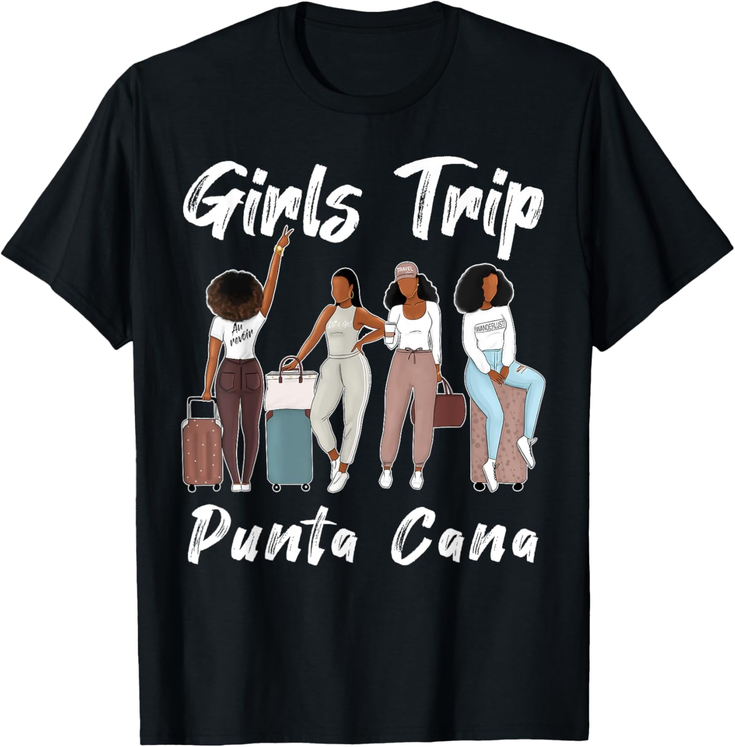 Punta Cana Girls Trip 2025 Funny Best Friends Summer Holiday TShirt