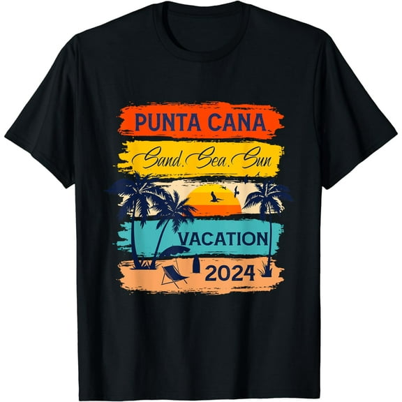 Punta Cana Vacation 2024 Matching Family Group Trip T-Shirt