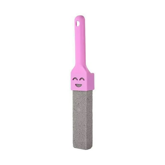Puntoco 1 Pack Pumice Stone for Toilet Cleaning, Extra Long Handle for Removing Bowl Ring, Pool, Bathroom, Toilet Brush