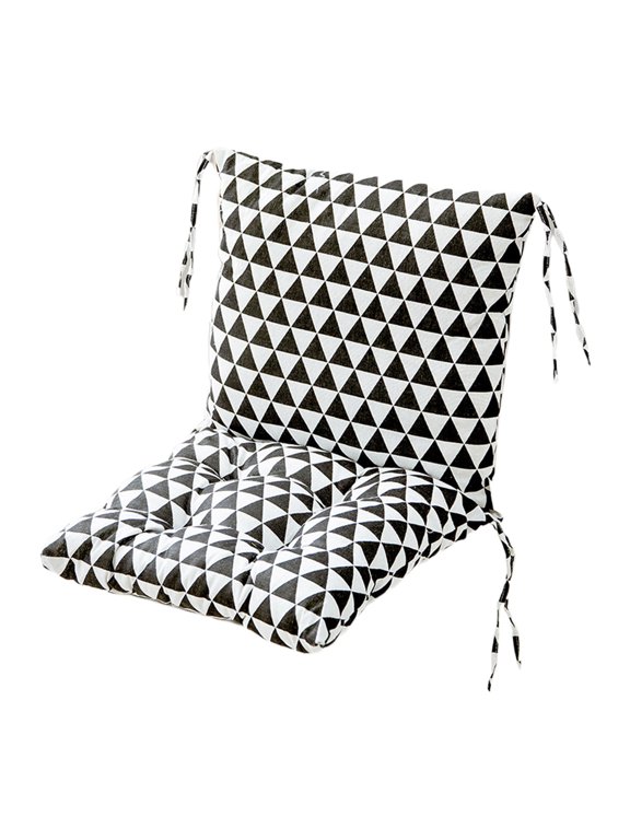 15.7*35in Indoor Outdoor Rocking Chair Cushion Thicken Tufted Cushion High Back Chair Pad for Rocking Chairs