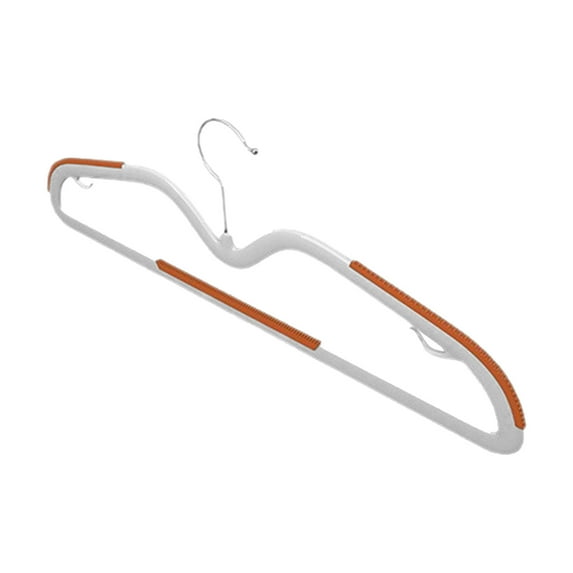 Puntoco 1PC Short Neck Hanger Non-slip Thickened Clothes Hanger Household Storage Rack Plastic Hanger Creates the Hanger Space Saving Wardrobe Universal Hanger