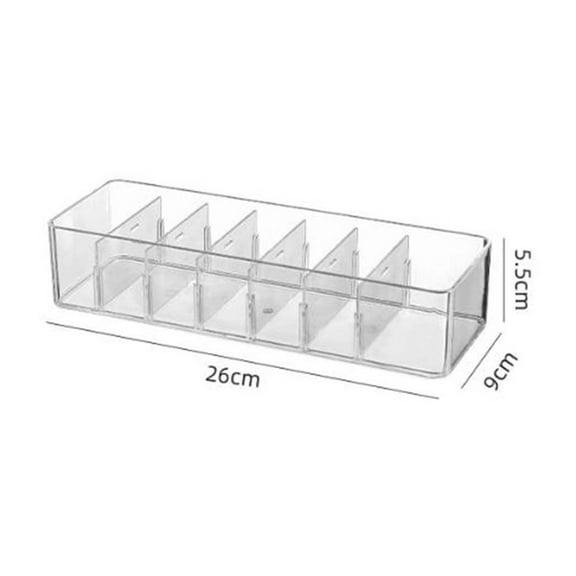 Puntoco 1PCS Compartmentalized Charger Cable Organizer, Divided Storage Case for Power Cord USB Cable and Electronic Accessories -10.24 × 3.54 × 2.17 IN
